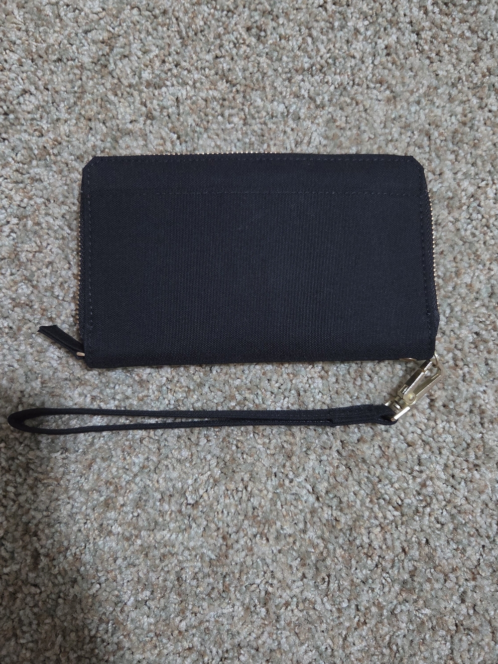 Carhartt Black Canvas Zip Wristlet Wallet - Picture 2 of 3